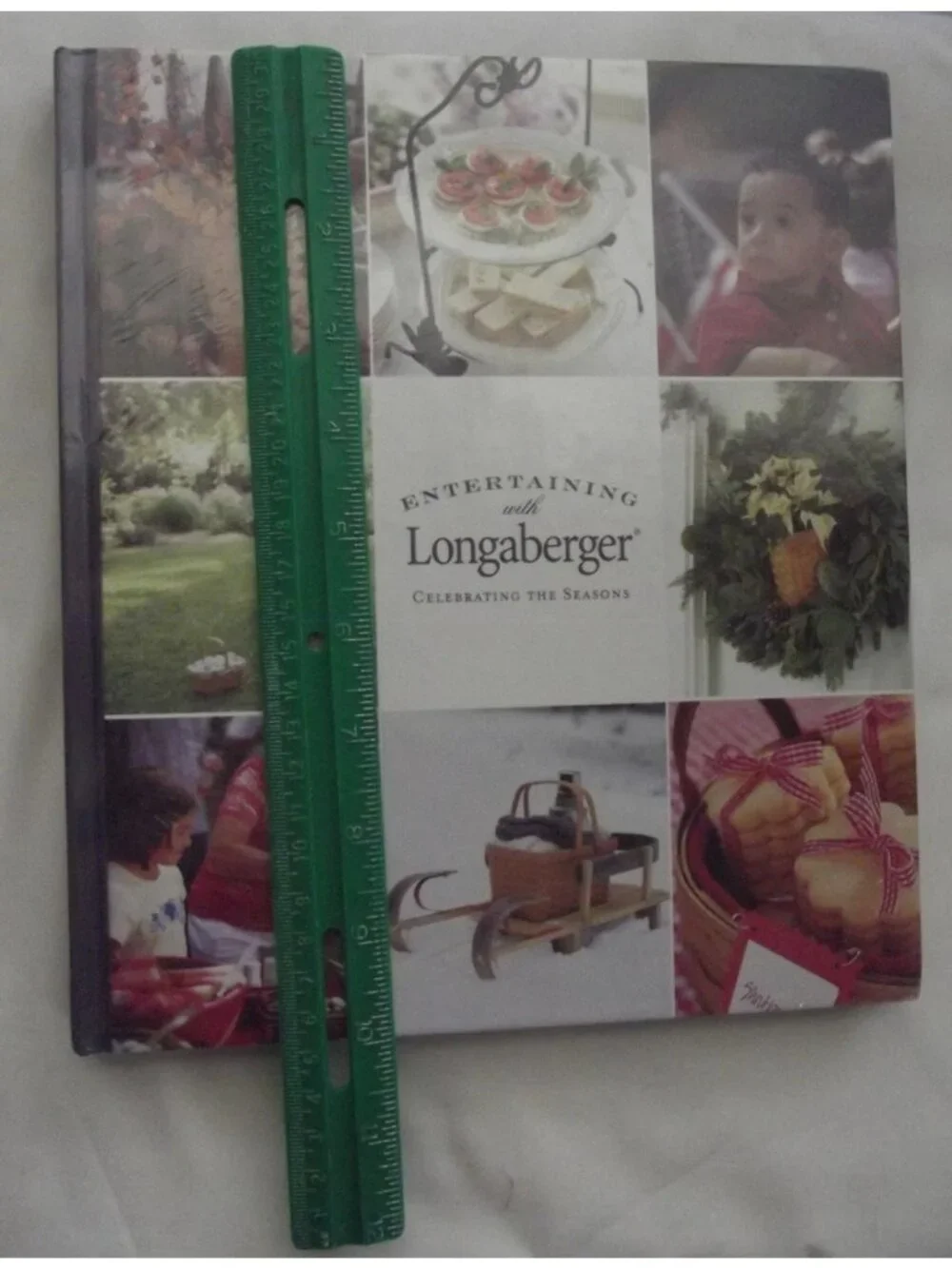 Entertaining With Longaberger 2003 Book hardcover SEALED Celebrating The Seasons